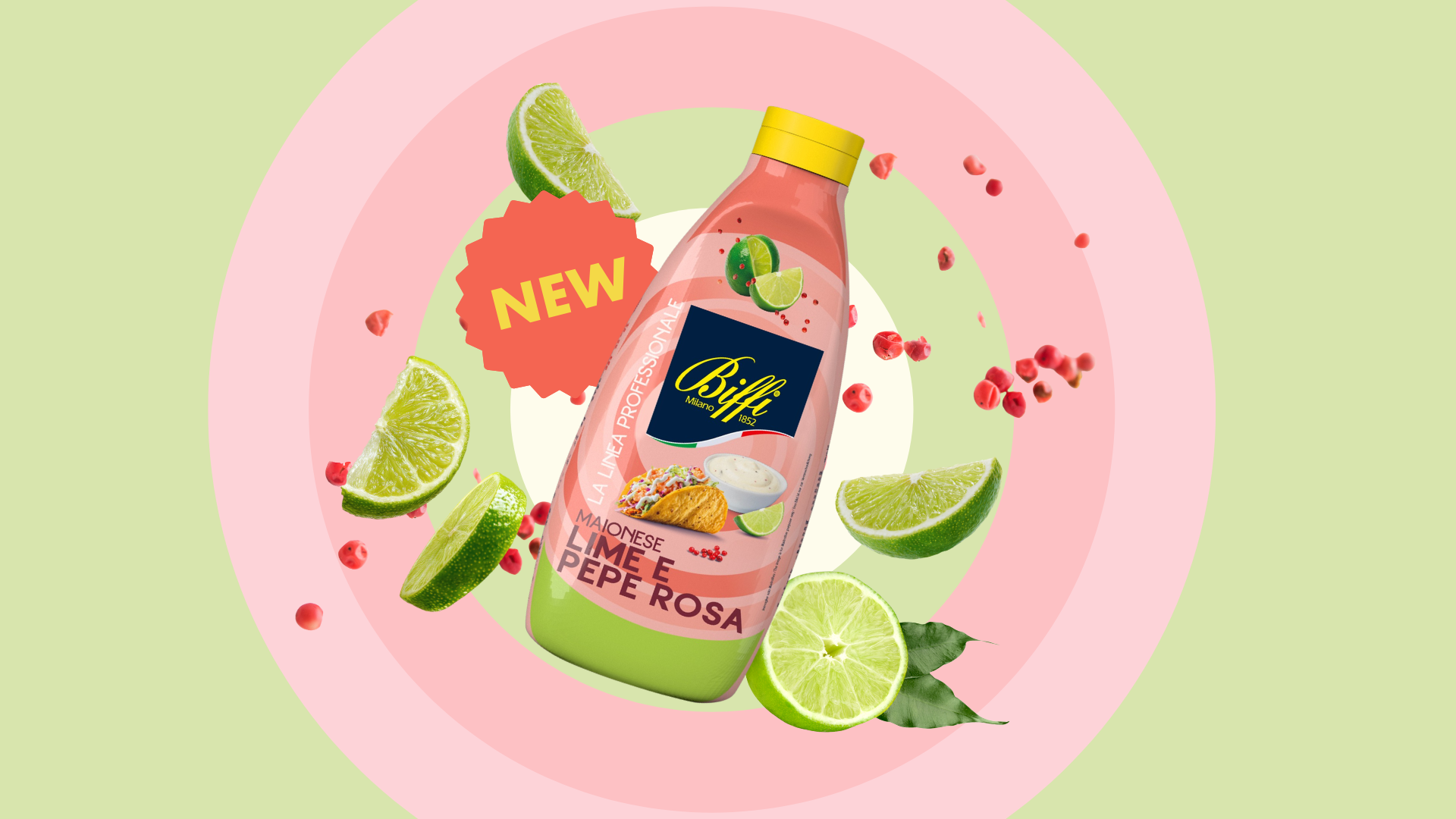 Formec Biffi lancia la nuova maionese al lime e pepe rosa