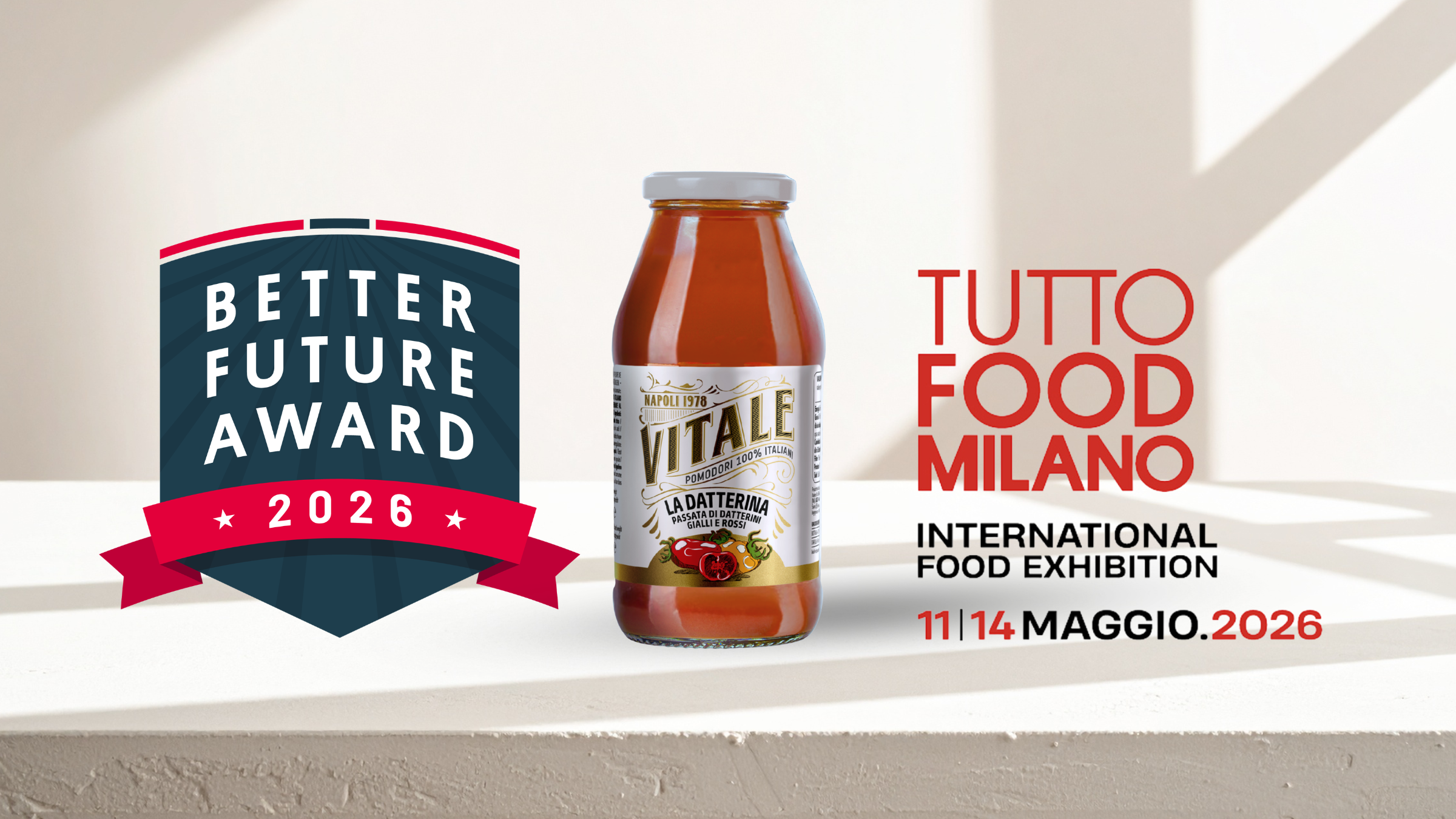 La Datterina Vitale vince il Better Future Award 2026